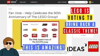 LEGO Ideas Is Voting to BRING Back a Classic LEGO Theme! A Dream Come True!