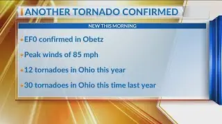 Tornado confirmed in Ohio after EF0 touches down in Obetz