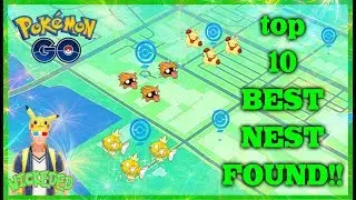 TOP 10 BEST SHINY NEST IN POKEMON GO!