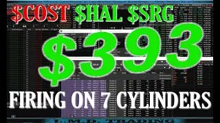 FIRING ON 7 CYLINDERS - DAYTRADING $COST $CLVS $HAL $SRG TOS THINKORSWIM $SPY $QQQ