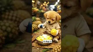 Poor Puppies Crying After Spilled Food in Luxury Restaurant 🥺 || Heartbreaking Story #dog #aidog