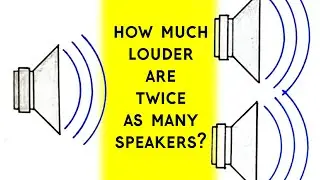 How Much Louder Are Two Speakers Than One?  |  Sound