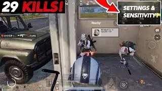 MY 3 FINGER CLAW SETTINGS & SENSITIVITY! | PUBG Mobile