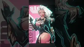 Storm fanart from Marvel Rivals #marvelrivals #storm #videogames #fanart #art #animeart #xmen