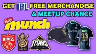 Free IPL Merchandise - Munch Offer || Get Free Cap, Tshirt & Meetup || Telugu Technologia ||