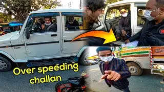 cop vs biker😡 | police stopped us for 5000 challan