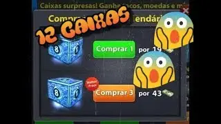 ABRI 12 CAIXAS LEND&Aacute;RIAS NO 8 BALL POOL E OLHA O QUE VEIO !