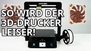 Anleitung zum leisen 3D-Drucker: Lüfter des Netzteils wechseln! Anycubic Mega X