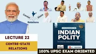 Centre&ndash;State Relations Simplified | M. Laxmikant  #upsc25-26  #gpsc #polity