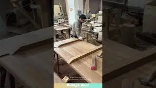 Wood door making, showcasing master craftsmanship! #woodworking  #doors  #craft