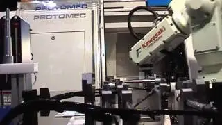 Robot asservimento tornio