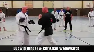 Karatepraxis Quick and Dirty #17 - Pad-Combinations done on seminar in Hameln, Germany