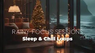 Rainy Coastal Synthscape 🌧️  Dark Ambient Electro for Focus, Sleep & Chill