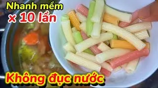 Nấu Con Nui Mà Cho Trực Tiếp Vào Nồi Là Sai Lầm || Cách Nấu Con Nui Nước Trong Nhanh Mềm