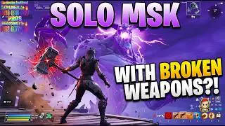 SOLO MSK 👑 with BROKEN Weapons After the Update... THIS 1 Trick FIXED Everything | Fortnite STW