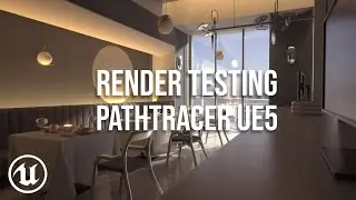 Restaurant interior render testing #UE5Preview Archviz