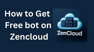 how to get free bot on Zencloud #besthosting #bot #bothosting #hosting #zencloud