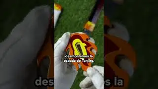Creamos la Espada de Tanjiro de Demon Slayer ROMPIENDO la Tsuba de Rengoku
