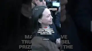 Machado gave Trump her Nobel prize medal at the White House