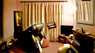 Violent Poltergeist Activity. Destructive Entity Caught on Tape