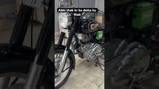Abhi thek kr ke deta hu #bullat #bullet #ceramiccoating #carfacial #viralvideo #newlook #bullatlover