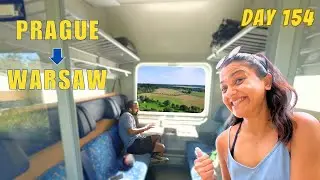 Travelling Europe By Train - Prague to Warsaw - Travel Vlog