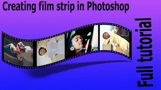 How to create film Strip in Photoshop Easy method || Photoshop tutorial || AM Graphics studio