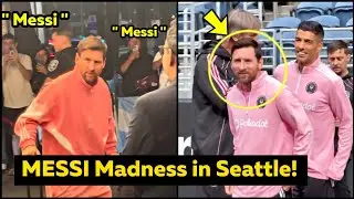 Messi gets a roaring welcome in Seattle before Inter Miami final training