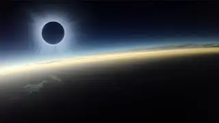 Solar Eclipse High altitude footage! - April 2024 solar eclipse!