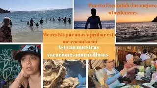 Los mejores atardeceres son en puerto escondido, junto a la familia este fue uno de los mejores días