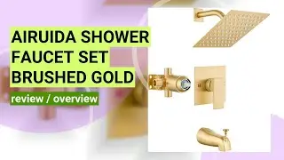 Airuida Shower Faucet Set Review: Unboxing & Installation Guide