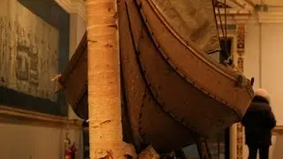 Viking era ship, Faering reconstruction - National Museum of Ireland