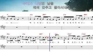 [스마트송] 어디에도 - 엠씨더맥스 M.C The Max - 악보 - 가사