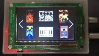 Guitar effects with STM32F746G discovery board