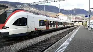 Flirt RABe522/RE/Regioexpress Fahrt von Biel/Bienne nach Grenchen Nord. Teil2/2