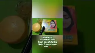 Zafran Skin Therapy Cream VS Fresh And White Beauty Cream Review| #skincare #review #whiteningcream