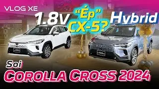 So sánh 2 bản Corolla Cross 2024 tại Việt Nam, có đủ 