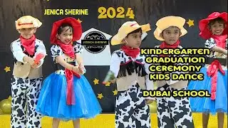 Kindergarten graduation Ceremony at Crescent school Dubai | Jenica Sherine dance | Jessica Sherine