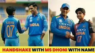 Viral Hand Shake With Ms Dhoni Photo Editing | With Name With Number  | Create Ai Images For Free💥