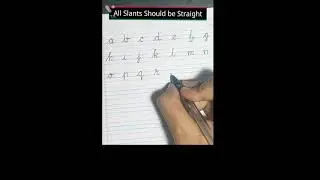Lower Case (Small ) Cursive letters:) - Improve your handwriting