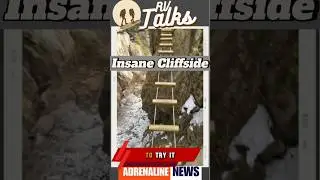 Walking on the Edge of Danger! #CliffsideAdventure #ExtremeHiking