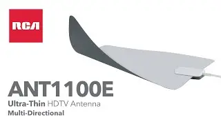 RCA ANT1100E Ultra-Thin Multi-Directional HDTV Antenna