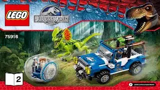 🦖 LEGO instructions 🦖 Jurassic World 🦖 75916 🦖 Dilophosaurus Ambush 🦖 (Book 2) 🦖