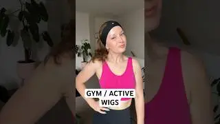 Can you wear a wig to the gym? Absolutely 😍 #wigs #alopecia #hairloss #hair #gym