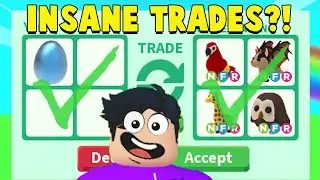 Trading DIAMOND EGG in A RICH ADOPT ME Server..