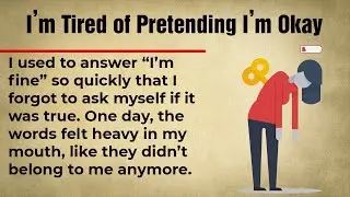 I’m Tired of Pretending I’m Okay || Learn English Through a Gentle Story