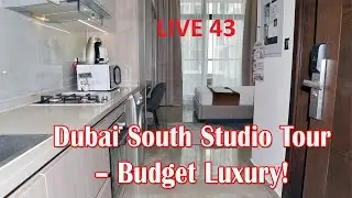 Dubai South Studio Apartment Tour Luxury & Best Rental Deals | Dubai Luxe Living