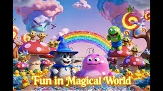 Fun with Cat and other Characters | Magical World Kids Cartoon