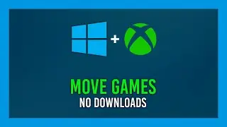 Move Windows Apps/Xbox Games to another Disk/SSD | No redownloading!