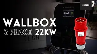 Three-phase wallbox for charging electric cars with a power of 22kw and Type 2 connector